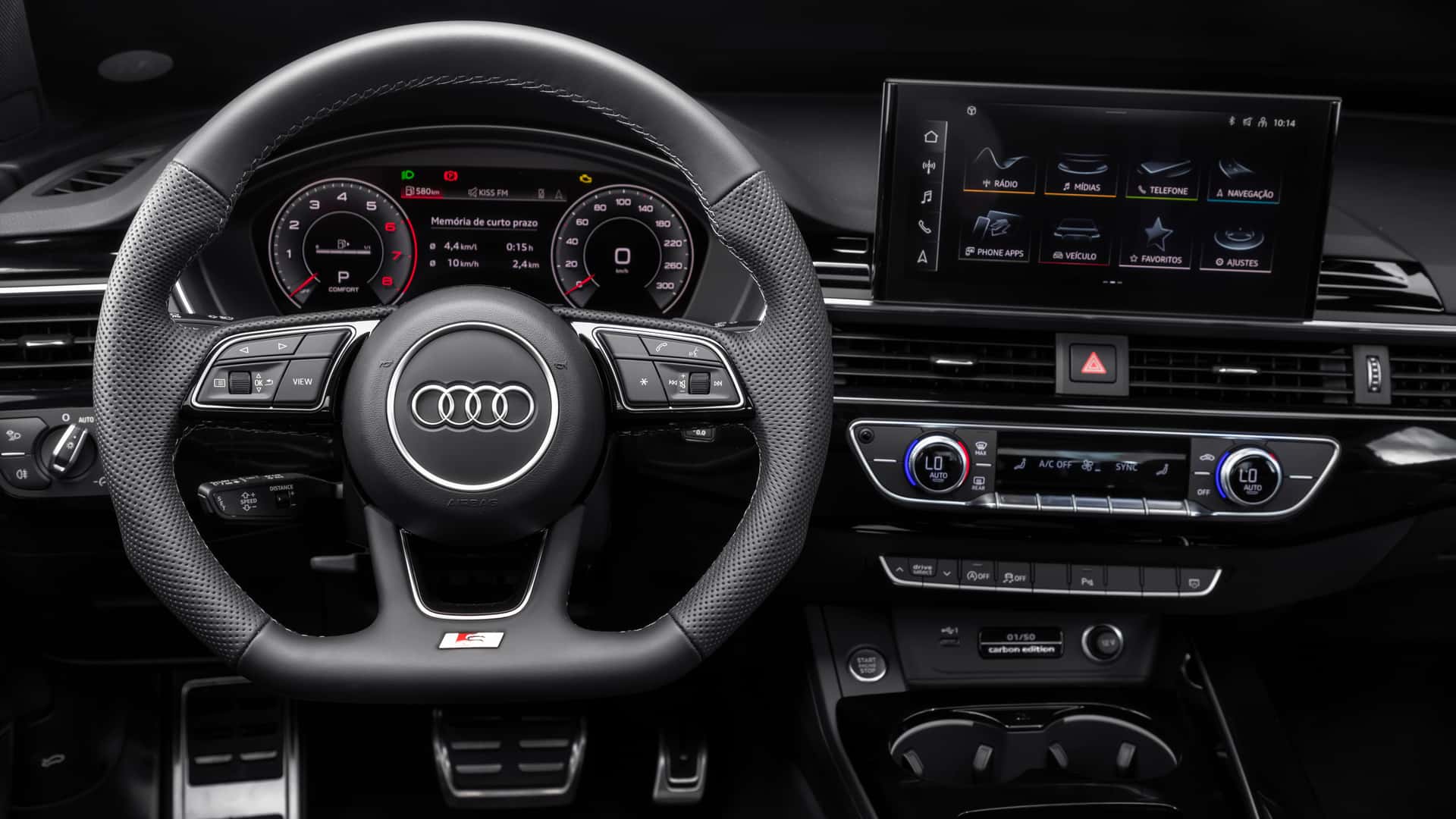 Audi A5 Carbon Edition interior